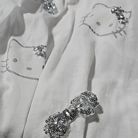 Sanrio Victoria Couture Summertime Hello Kitty Top w sequin bows CLEARANCE - Picture 10 of 10